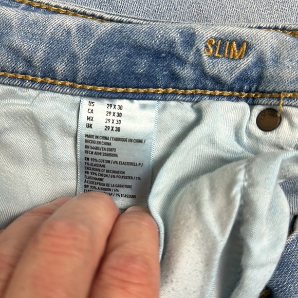 American Eagle Outfitters Active Flex Slim Fit Jeans 29x30 - Picture 7 of 8